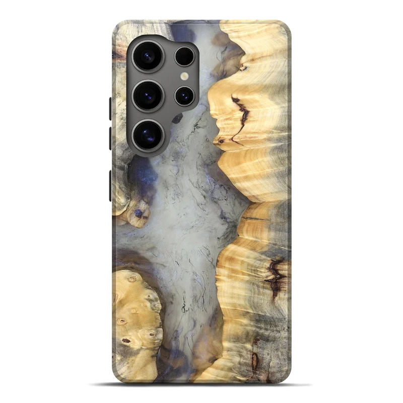 Galaxy S25 Ultra Wood Live Edge Phone Case - Christi (Ghost, 830139)