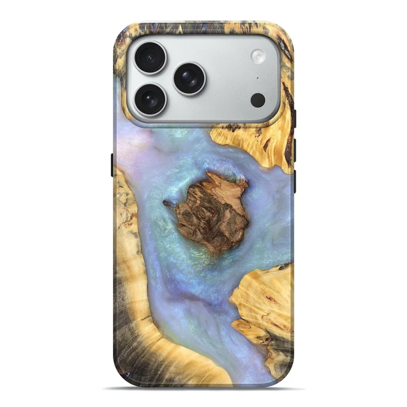iPhone 18 Pro Max Wood Live Edge Phone Case - Amelie (Ghost, 830144)