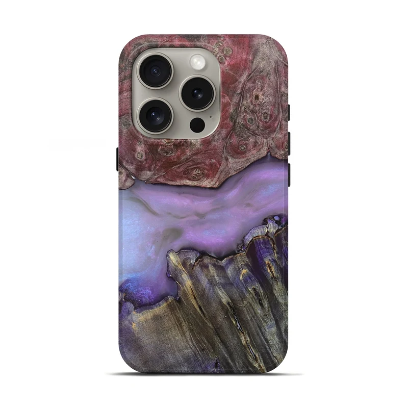 iPhone 16 Pro Wood Live Edge Phone Case - Jules (Ghost, 830153)