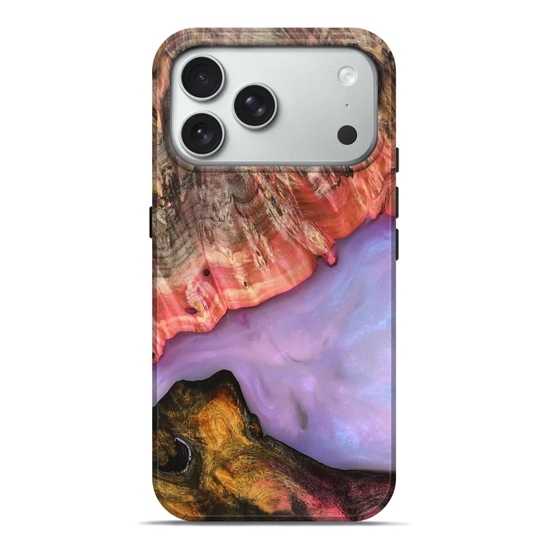 iPhone 18 Pro Max Wood Live Edge Phone Case - Lyn (Ghost, 830142)