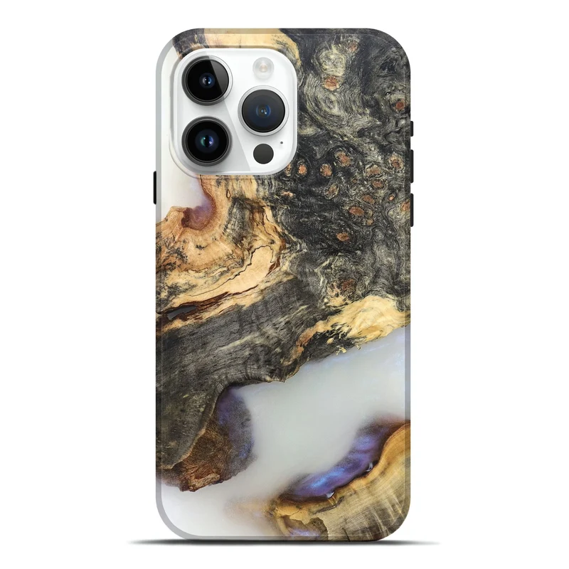 iPhone 15 Pro Max Wood Live Edge Phone Case - Clair (Ghost, 830167)