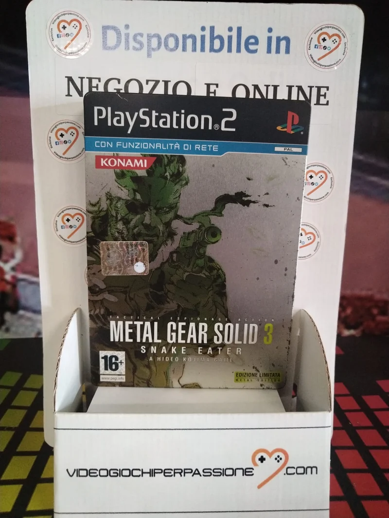 Metal Gear Solid 3 Snake Eater Limited Edition Playstation 2 (usato garantito)(ver. italiana)