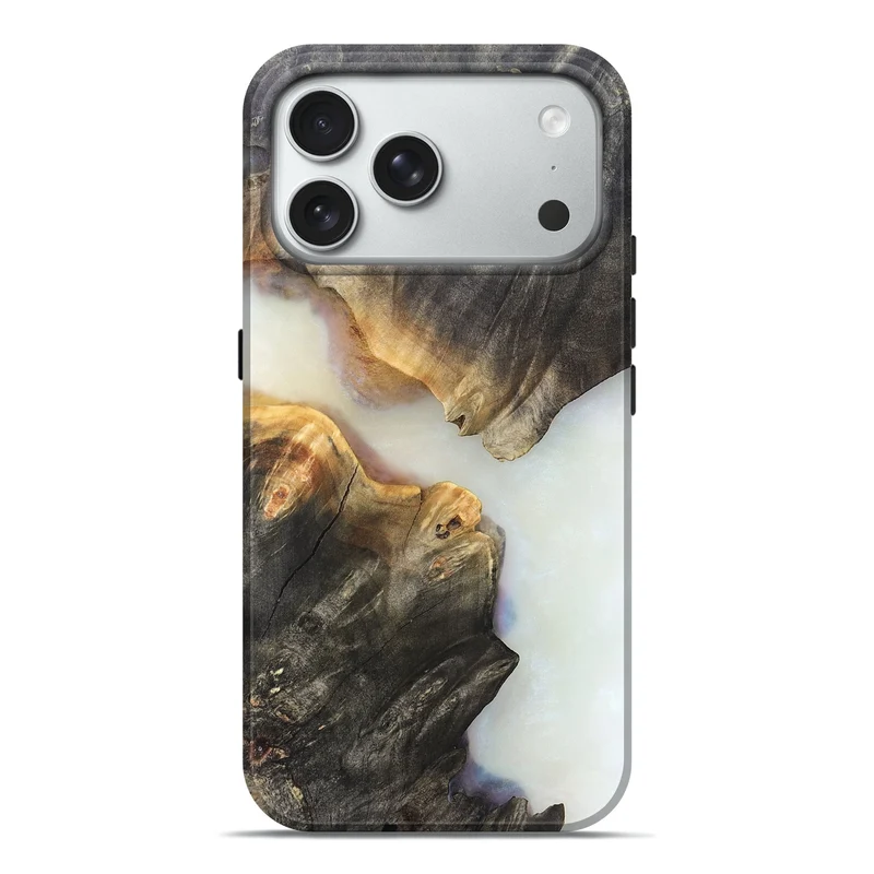 iPhone 18 Pro Max Wood Live Edge Phone Case - Nora (Ghost, 830137)