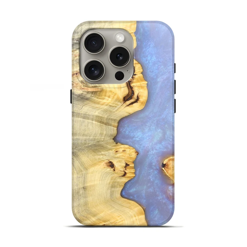 iPhone 16 Pro Wood Live Edge Phone Case - Tamatha (Ghost, 830161)