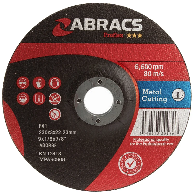 Disco da taglio Abracs Proflex con centro depresso / 230 x 3 x 22 mm