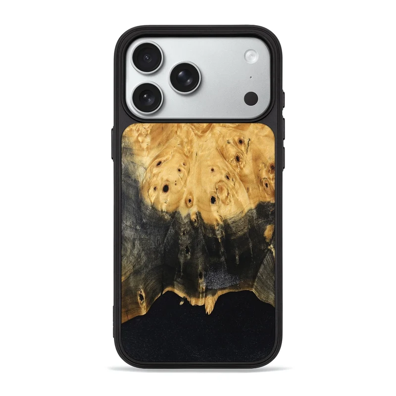 iPhone 18 Pro Max Wood Phone Case - Alonso (Wood Burl, 830206)