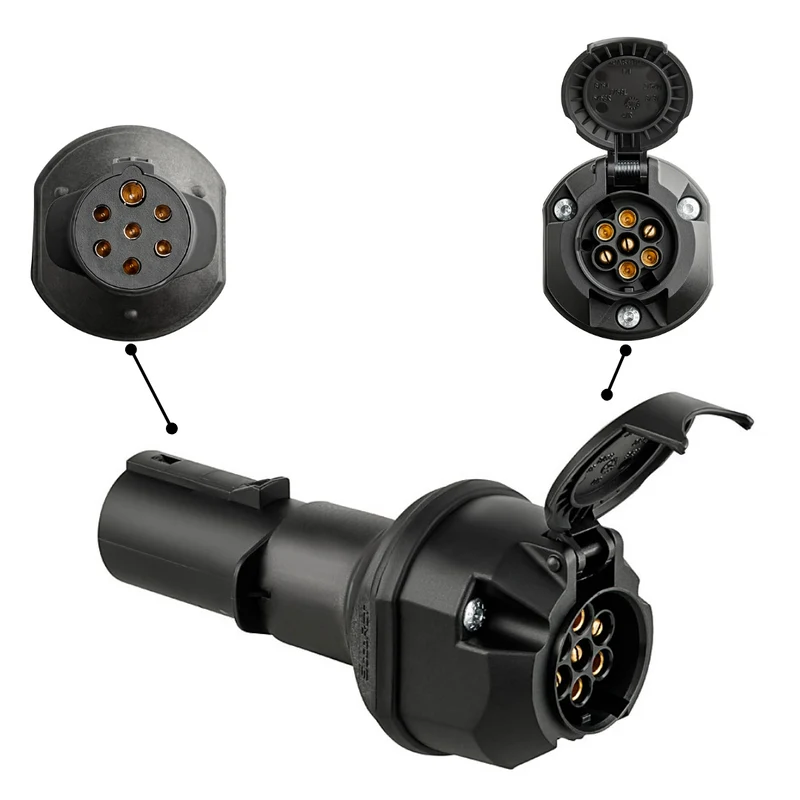 Riduttore di tensione da 24 V a 12 V (converte una presa a 7 poli da 24 N in una presa a 7 poli da 12 V)