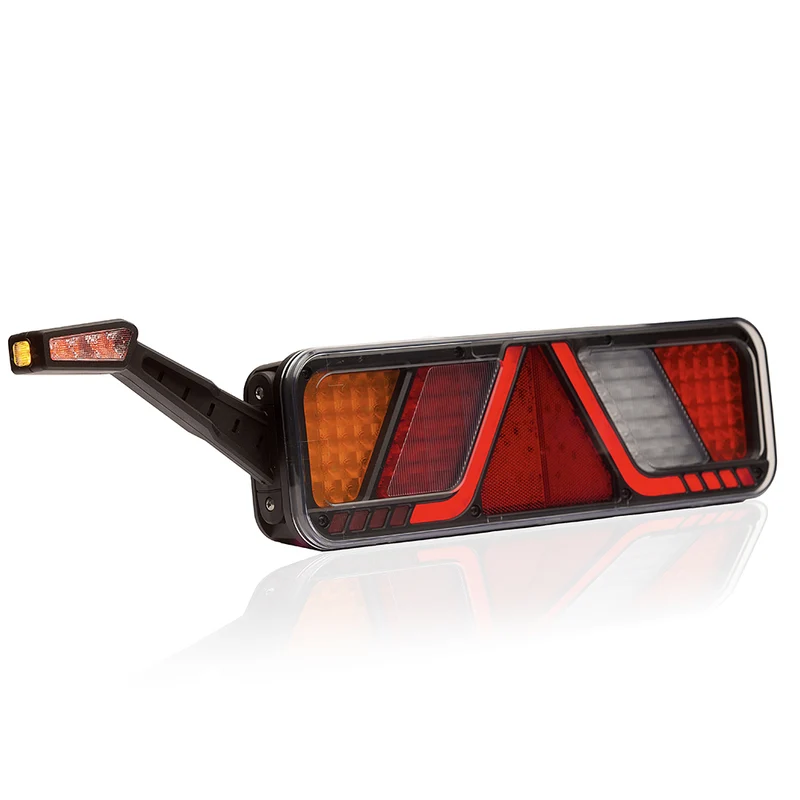 Fristom Grande lampada a LED per rimorchio con indicatore di contorno / 6 funzioni