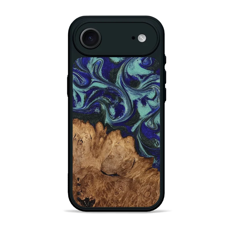 iPhone 17 Air Wood Phone Case - Leander (Green, 830184)