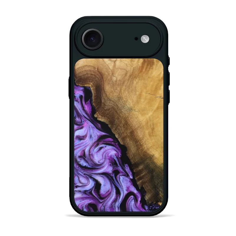 iPhone 17 Air Wood Phone Case - Alvina (Purple, 830224)