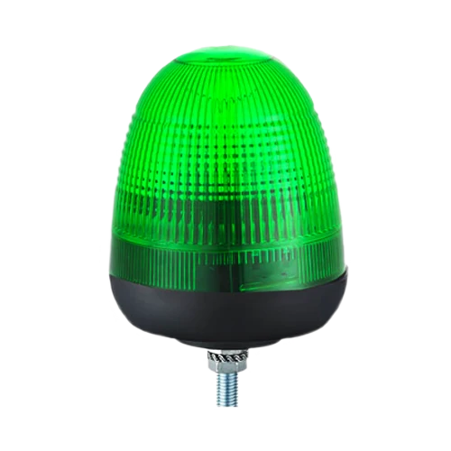 Lampeggiante verde a LED a bullone singolo
