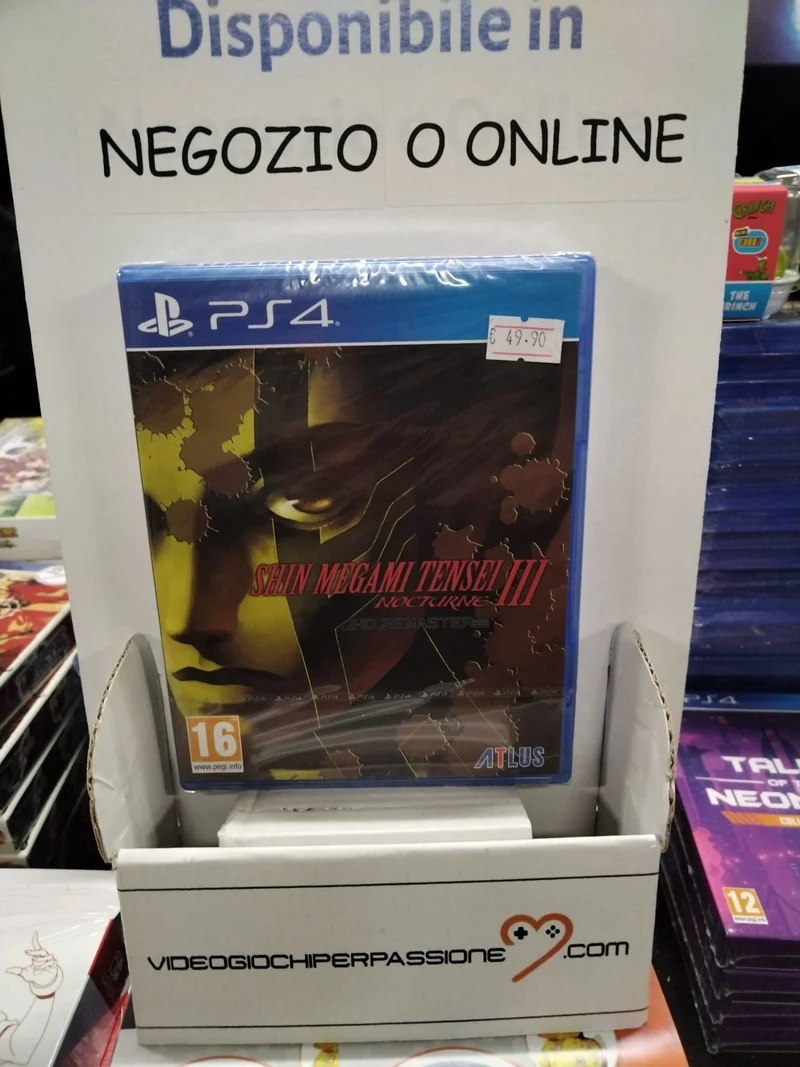 Shin Megami Tensei III: Nocturne HD Remaster Playstation 4 Edizione Europea