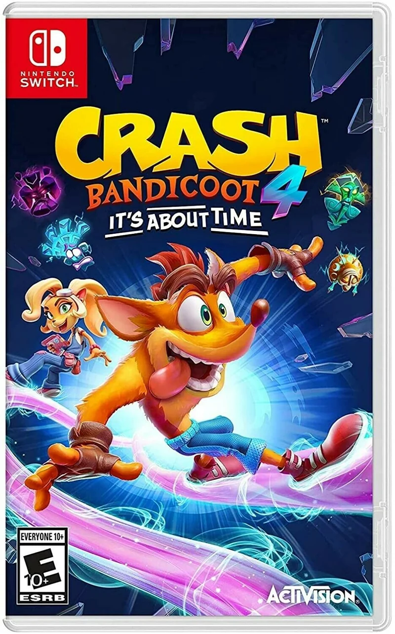Bandicoot 4 - It's About Time Nintendo Switch Edizione Americana(con italiano)