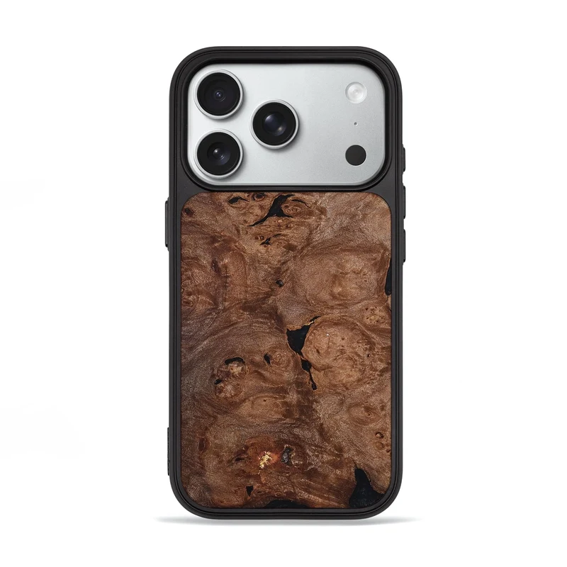 iPhone 18 Pro Wood Phone Case - Angelo (Wood Burl, 829777)