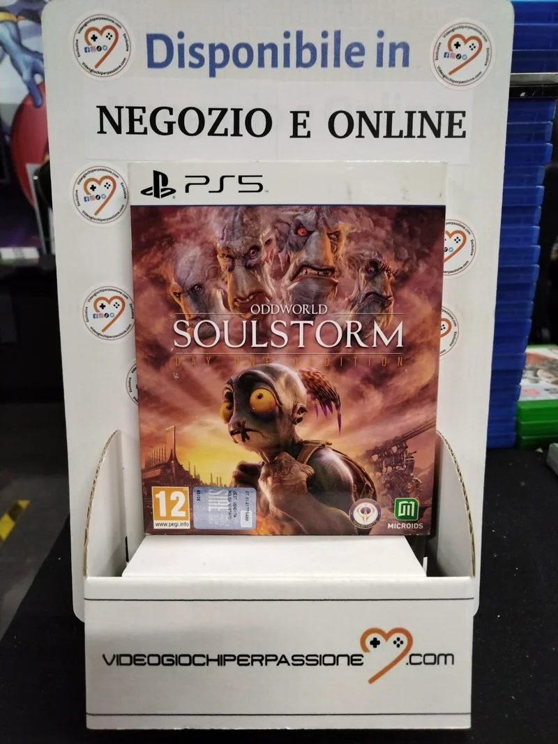 Oddworld: Soulstorm-Day One Oddition Steel Book Edition PS5 Edizione Italiana(usato)