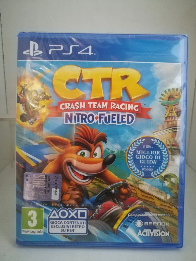 CTR CRASH TEAM RACING NITRO FUELED PS4(completamente in italiano)