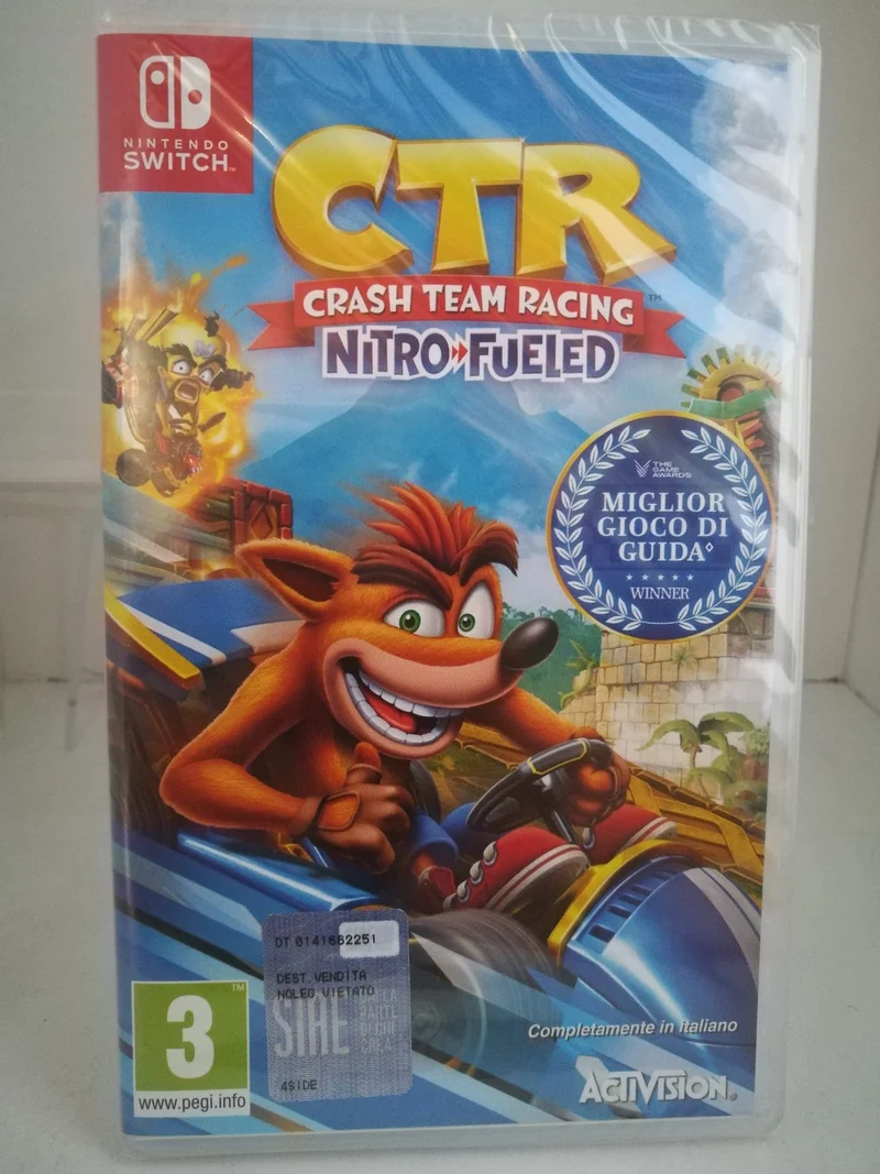 CTR CRASH TEAM RACING NITRO FUELED NINTENDO SWITCH (completamente in italiano)