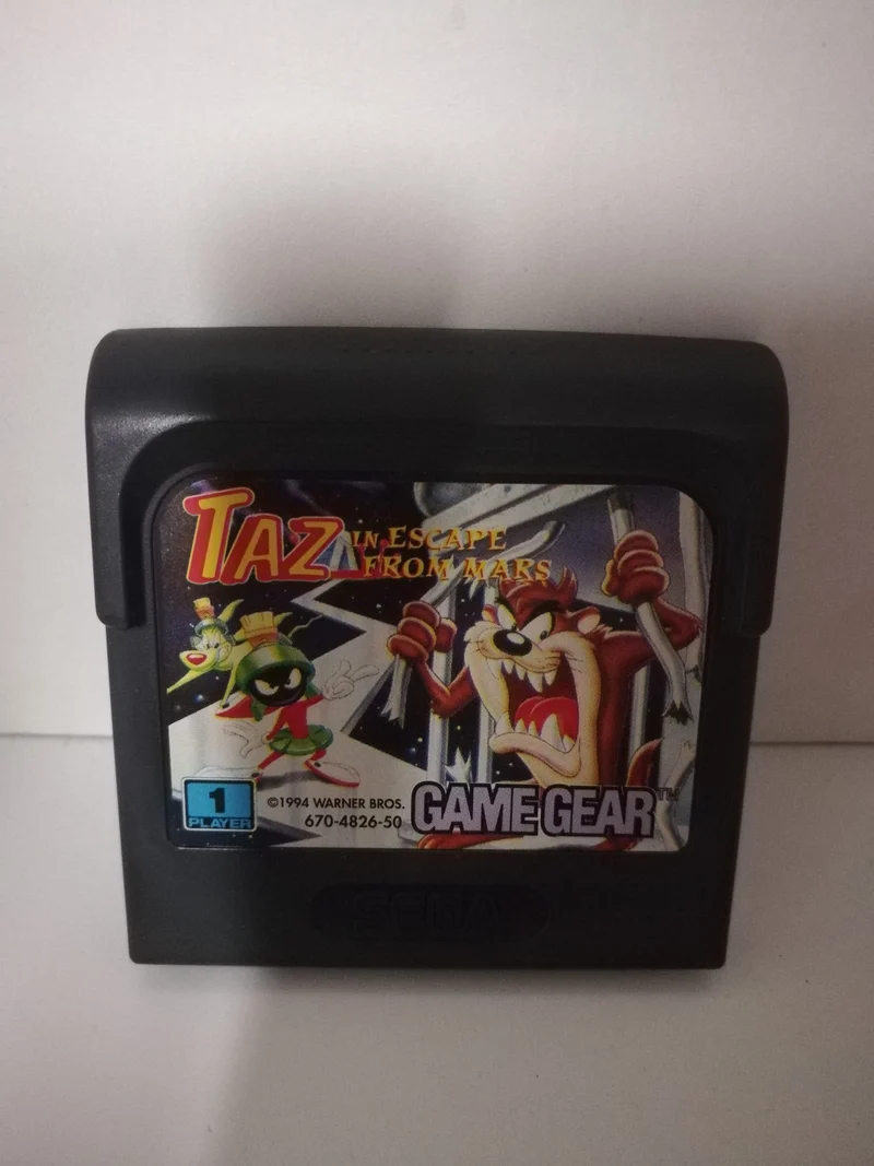 TAZ IN ESCAPE FROM MARS GAME GEAR SEGA