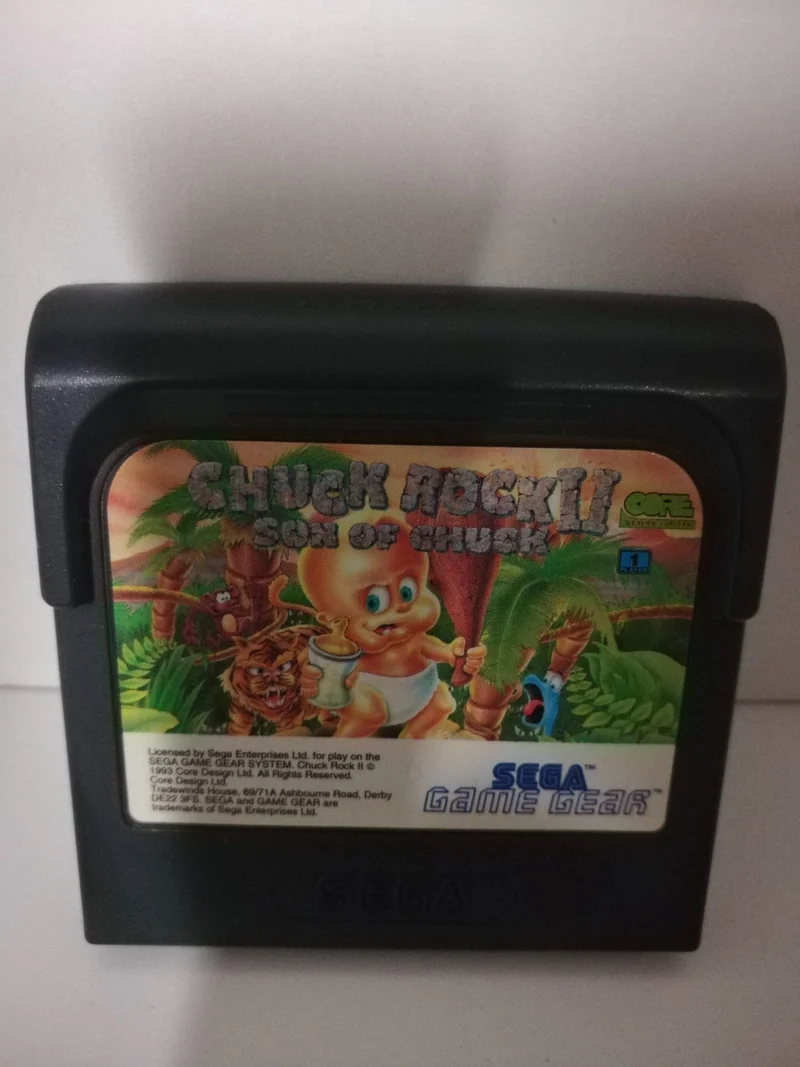 CHUCK ROCK 2 SON OF CHUCK GAME GEAR SEGA (usato garantito)