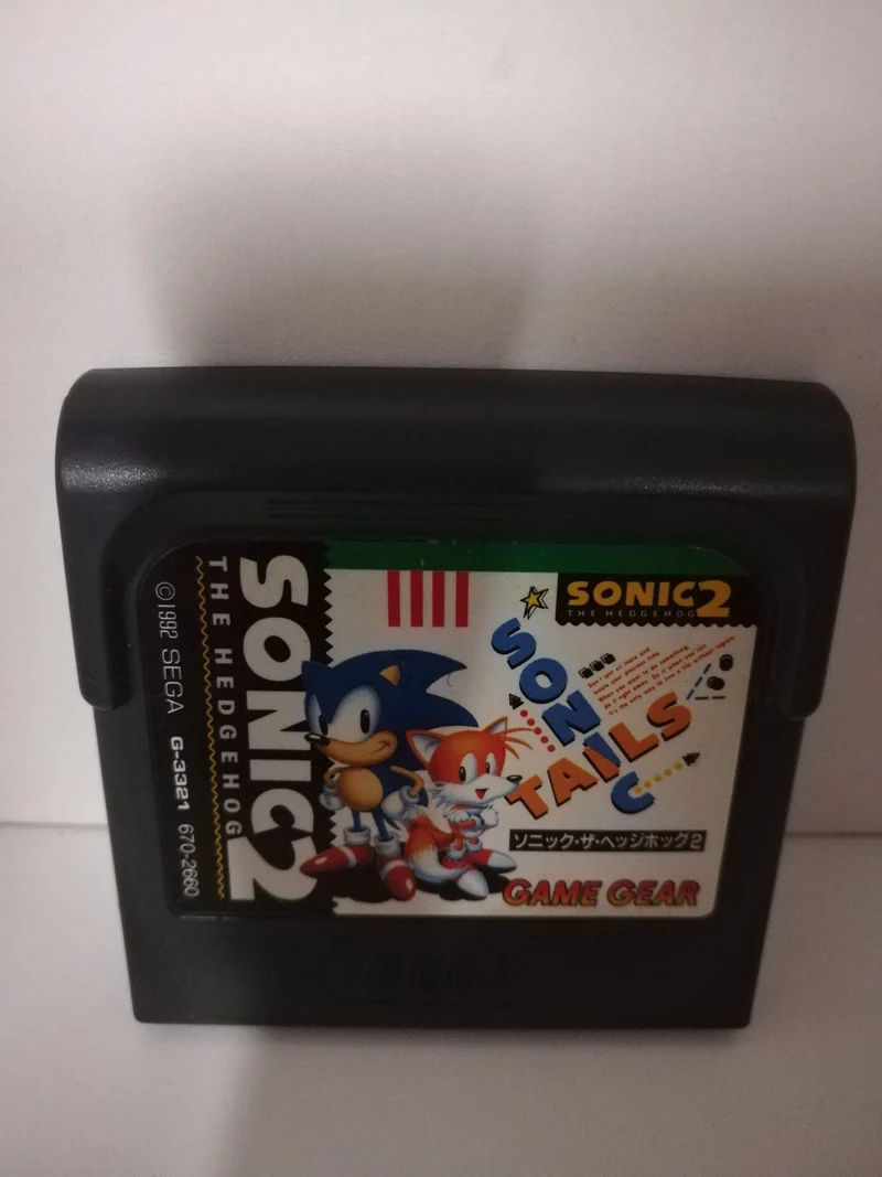 SONIC 2 THE HEDGEHOG GAME GEAR SEGA