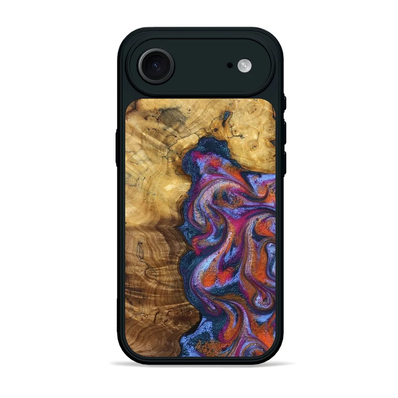 iPhone 17 Air Wood Phone Case - Carroll (Blue, 829670)