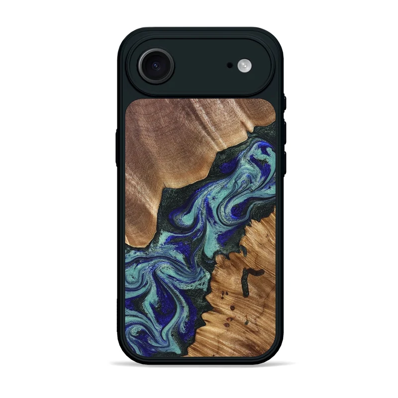 iPhone 17 Air Wood Phone Case - Dorene (Green, 829694)