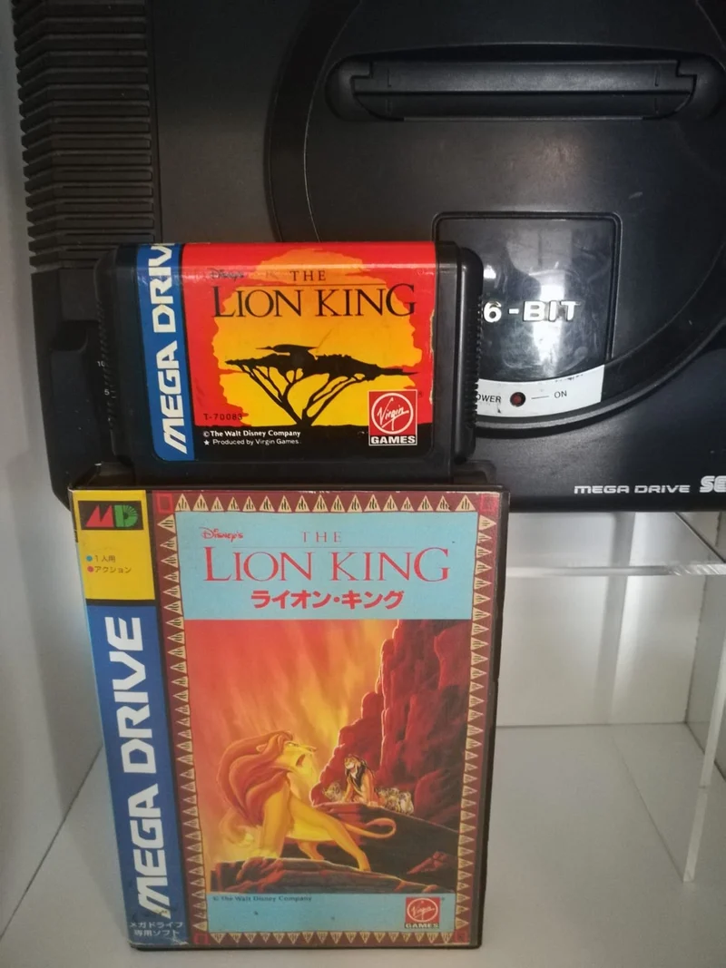 THE LION KING MEGA DRIVE SEGA