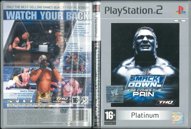 SMACK DOWN! HERE COMES THE PAIN PS2 (versione inglese)