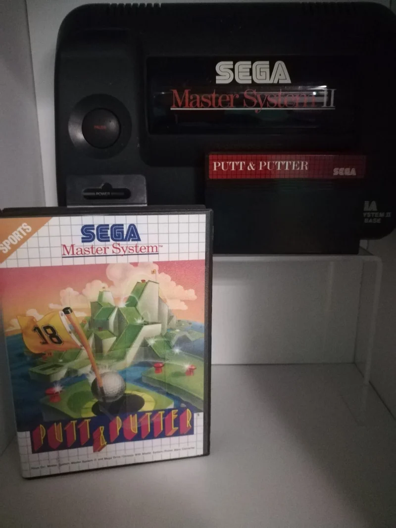 PUTT & PUTTER MASTER SYSTEM SEGA