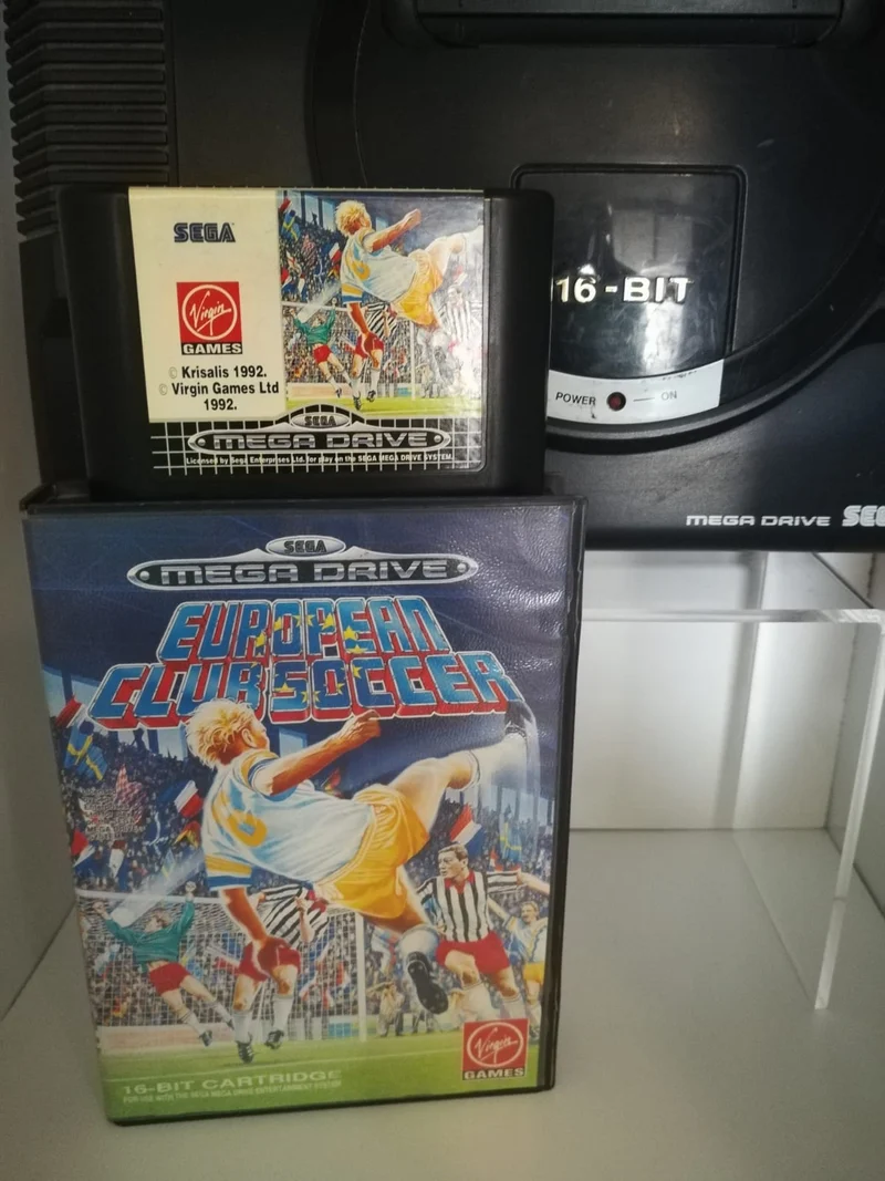 EUROPEAN CLUB SOCCER MEGA DRIVE SEGA