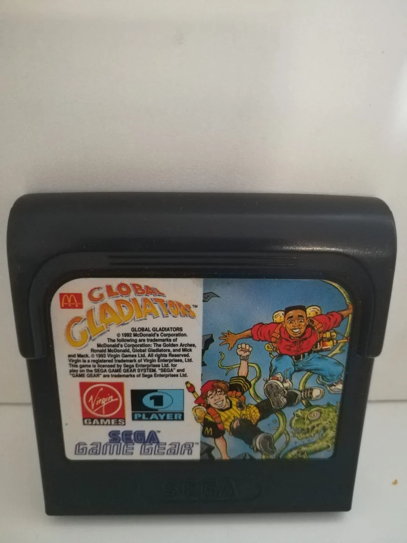 GLOBAL GLADIATORS GAME GEAR SEGA