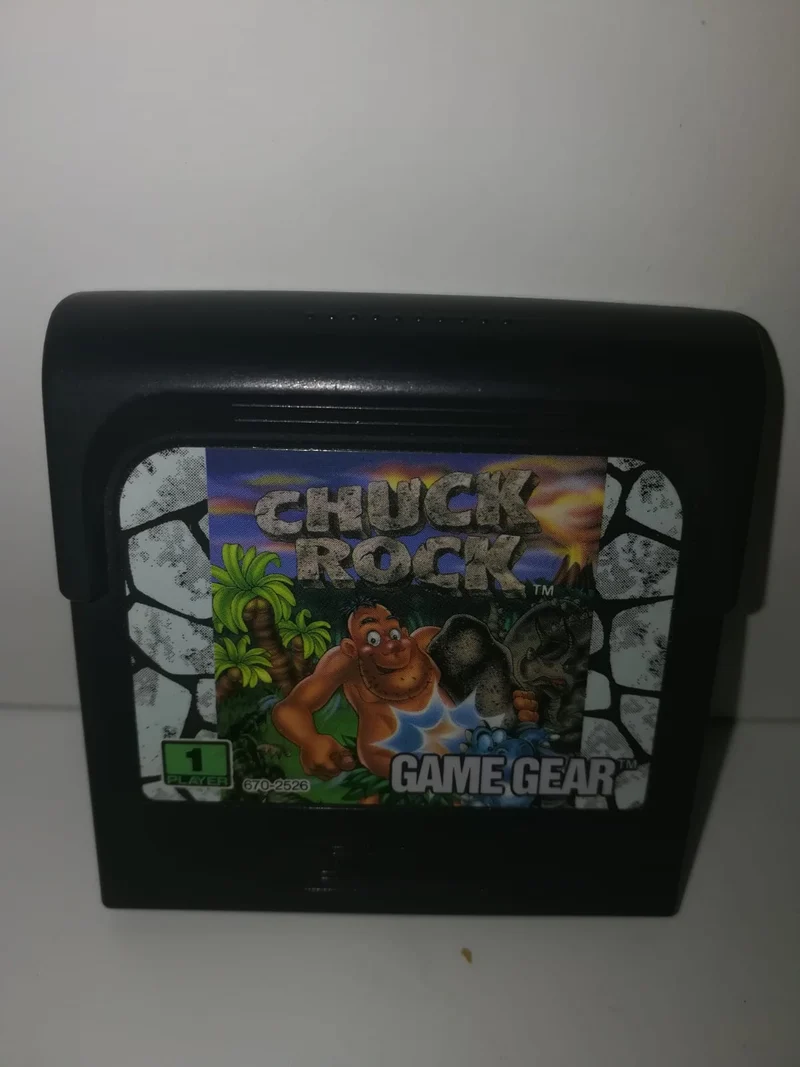 CHUCK ROCK GAME GEAR SEGA (pal)