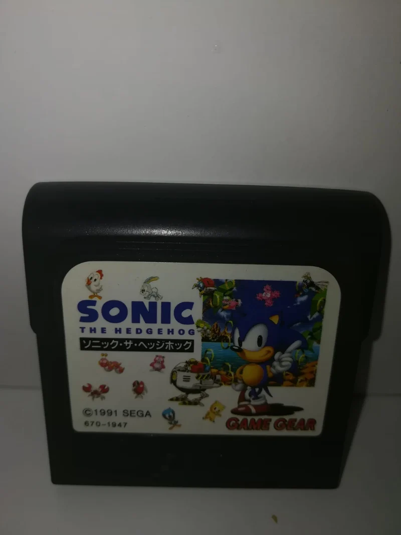 SONIC THE HEDGEHOG GAME GEAR SEGA