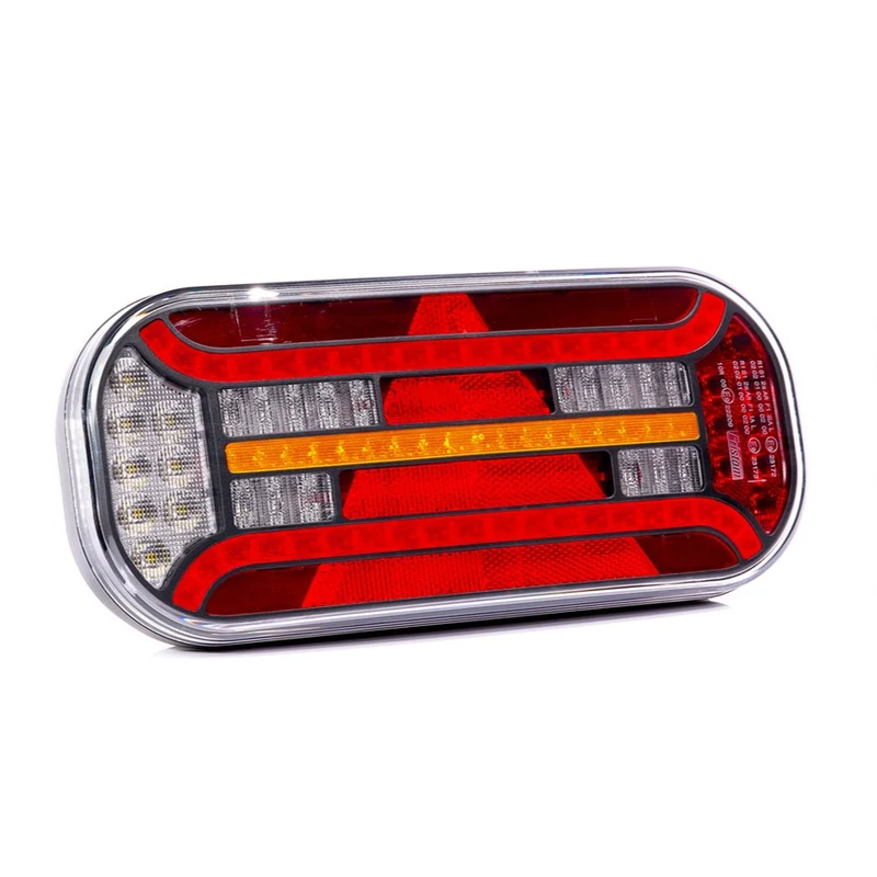Grande lampada a LED per rimorchio con indicatore dinamico / 7 funzioni / 300 mm