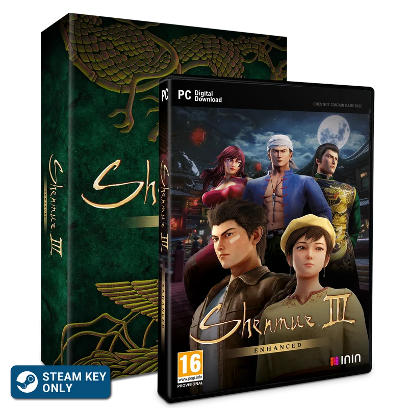 Shenmue III Enhanced Special Edition PC Steam Edition Edizione Europe IT/FR/SP [PRE-ORDINE]