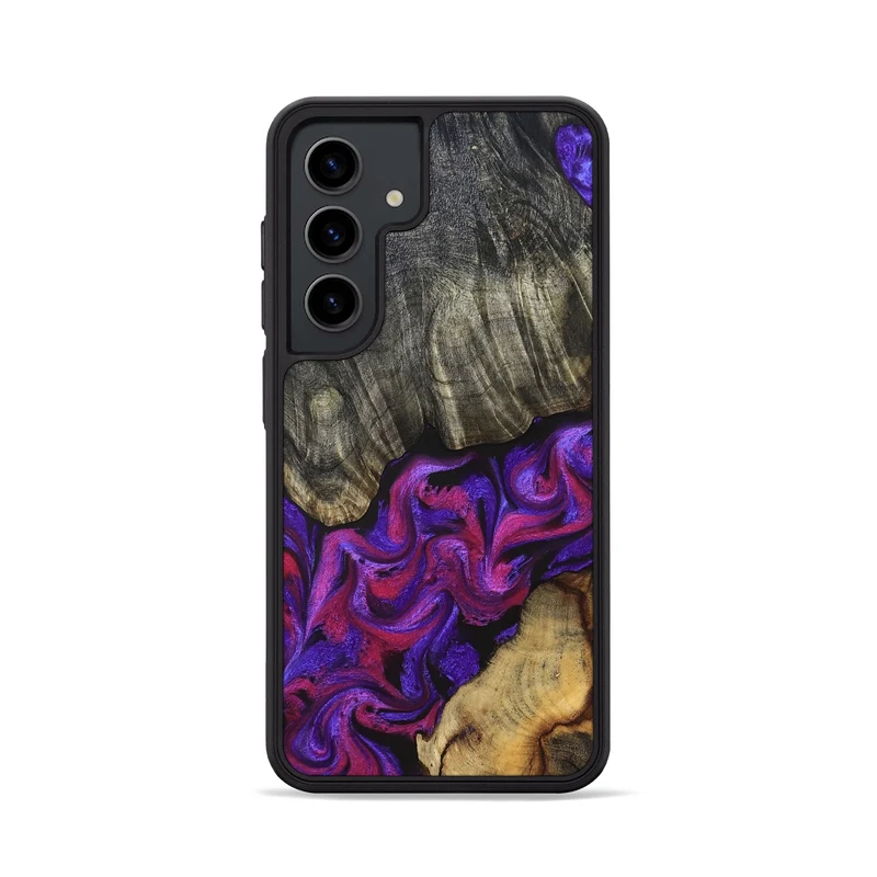 Galaxy S24 Wood Phone Case - Joe (Purple, 830225)