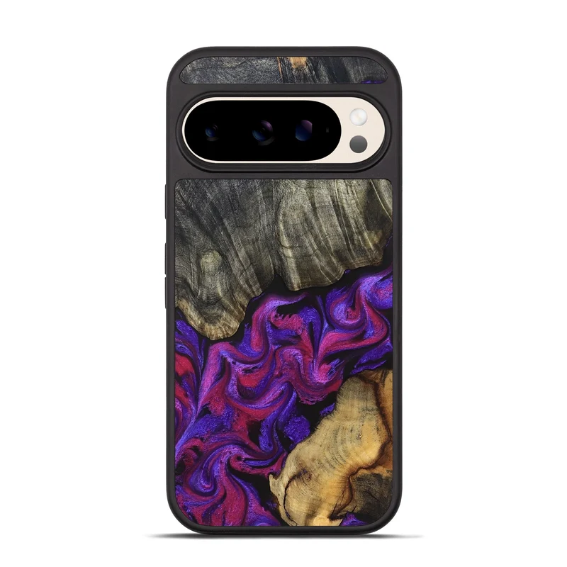 Pixel 10 Pro Wood Phone Case - Joe (Purple, 830225)