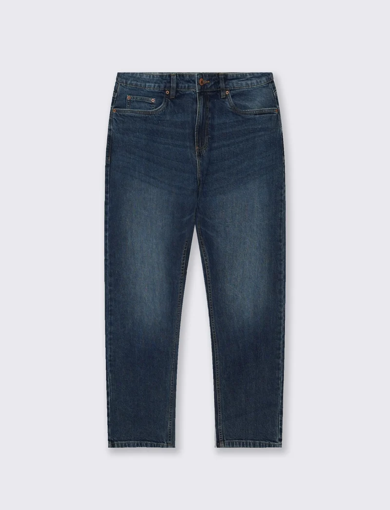 JEANS REGULAR FIT BLU SCURO - DENIM SCURO