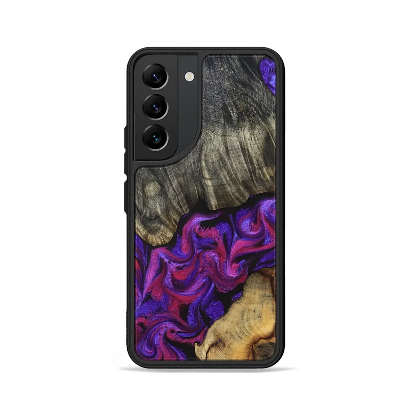 Galaxy S22 Wood Phone Case - Joe (Purple, 830225)