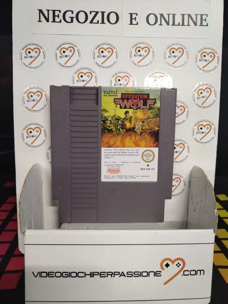 Operation Wolf Nintendo Nes (usato)(ver. italiana)(A)(solo cartuccia)