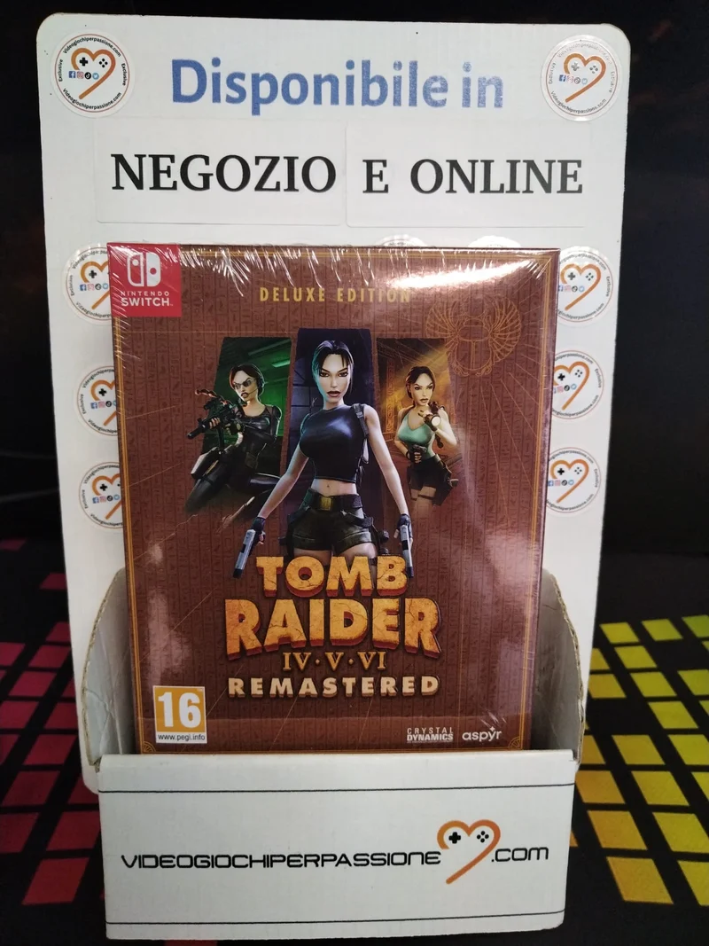 Tomb Raider IV-V-IV Remastered Deluxe Edition Nintendo Switch(ver. europea)