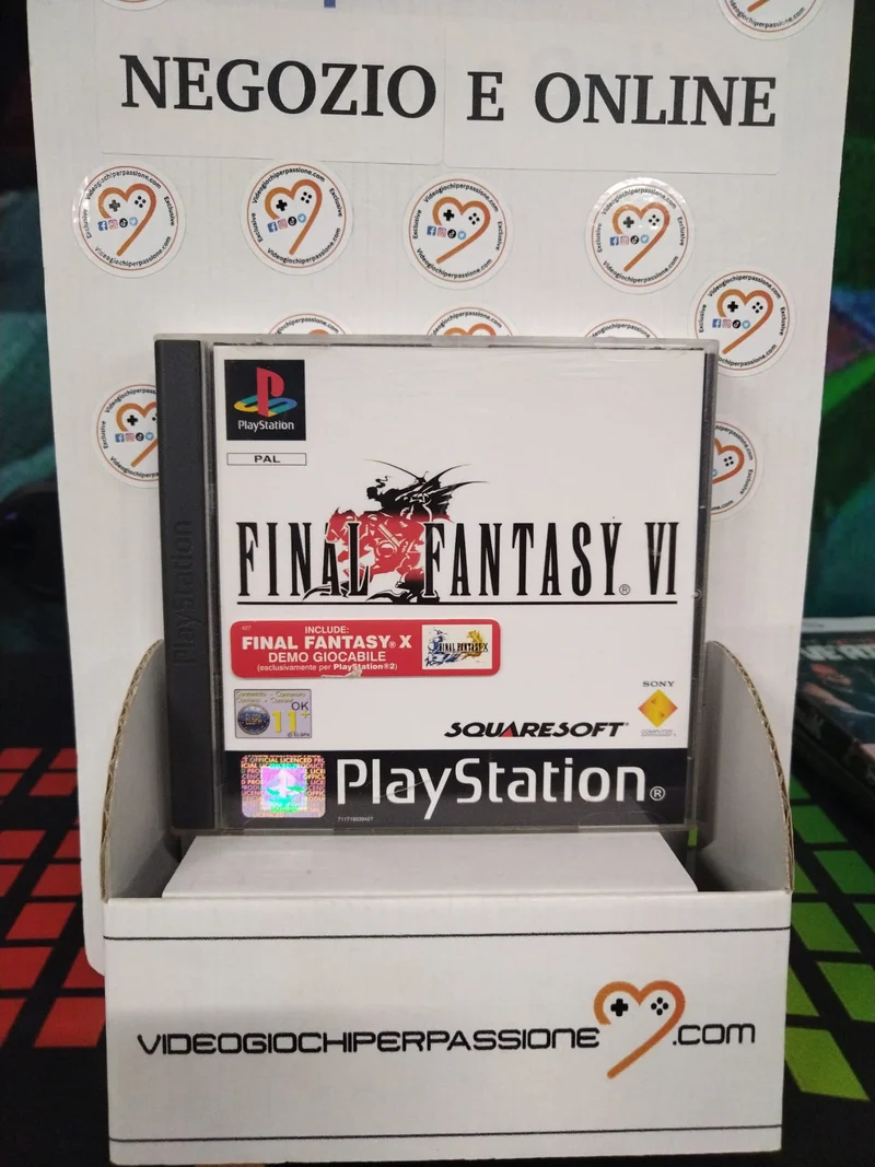 Final Fantasy VI 6 PS1 (usato garantito)(versione italiana)(completo)