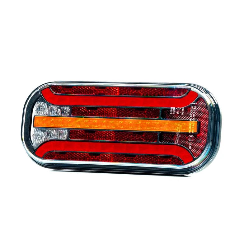 Fanale per rimorchio a LED con indicatore progressivo / 6 funzioni / 214 mm