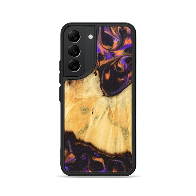 Galaxy S22 Wood Phone Case - Clare (Purple, 830221)