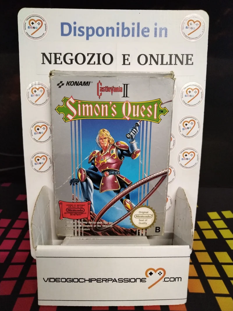 Castlevania 2 Simon's Quest Nintendo NES (usato)(ver. europea)(manca il manuale)(B)