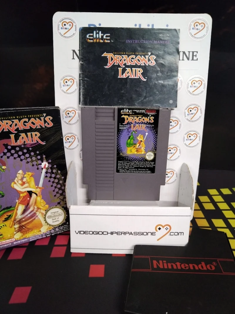 Dragon's Lair Nintendo NES (usato)(ver. europea)(completo)(A)