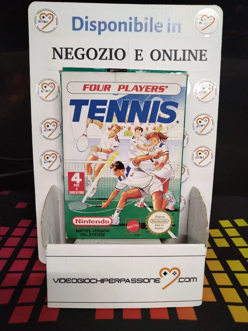 Four Players Tennis Nintendo NES (usato)(ver. italiana)(completo)