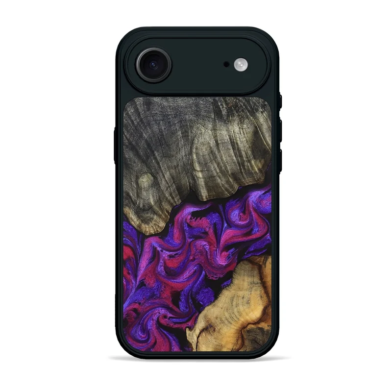 iPhone 17 Air Wood Phone Case - Joe (Purple, 830225)