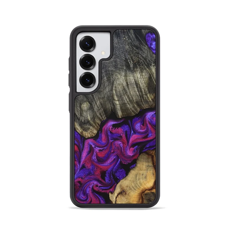 Galaxy S25 Wood Phone Case - Joe (Purple, 830225)