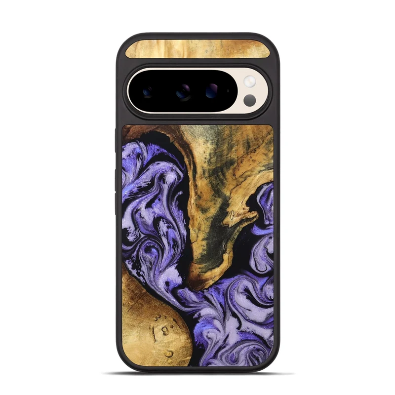 Pixel 10 Pro Wood Phone Case - Fredric (Purple, 830222)